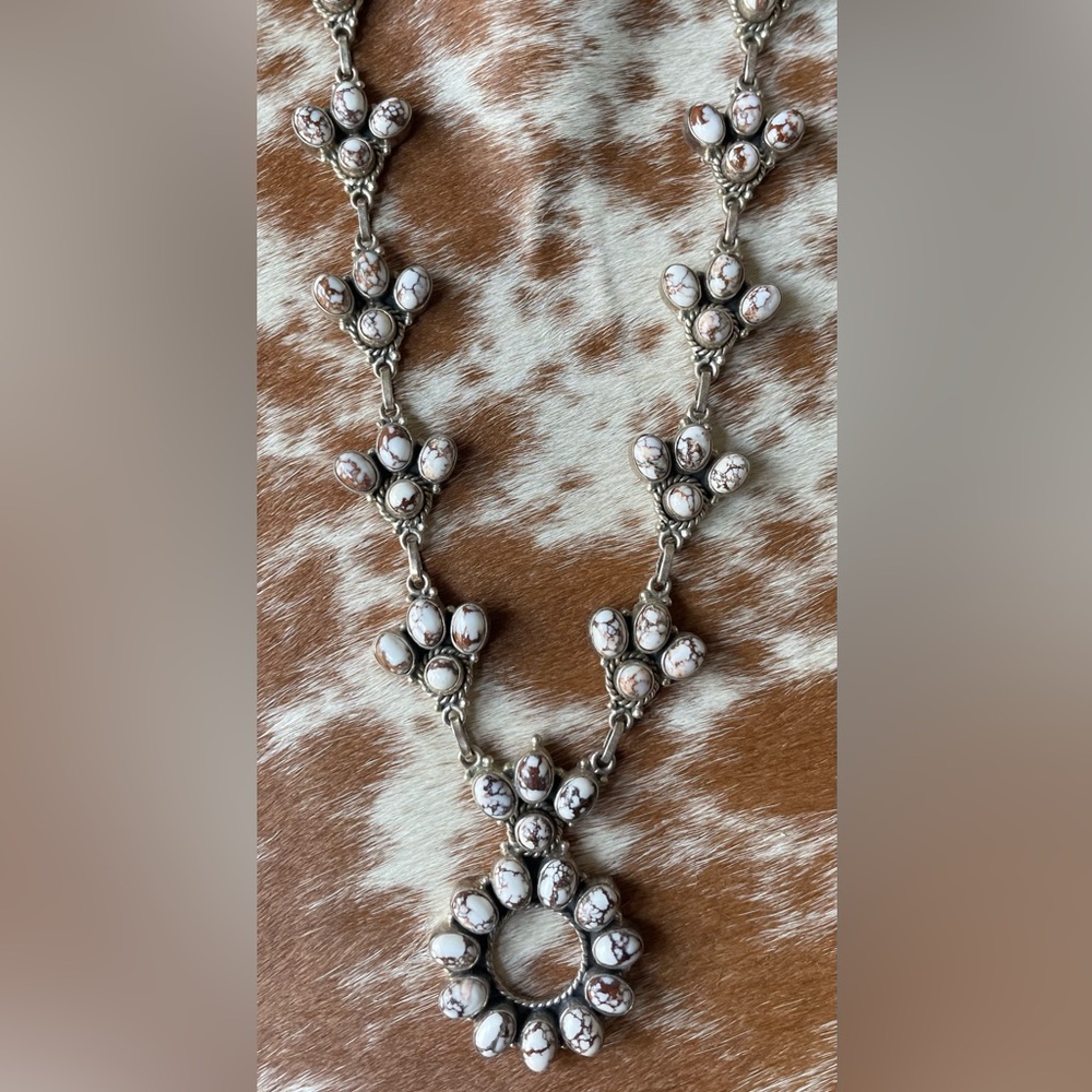 TRB Jewelry Co Wildhorse cluster necklace.